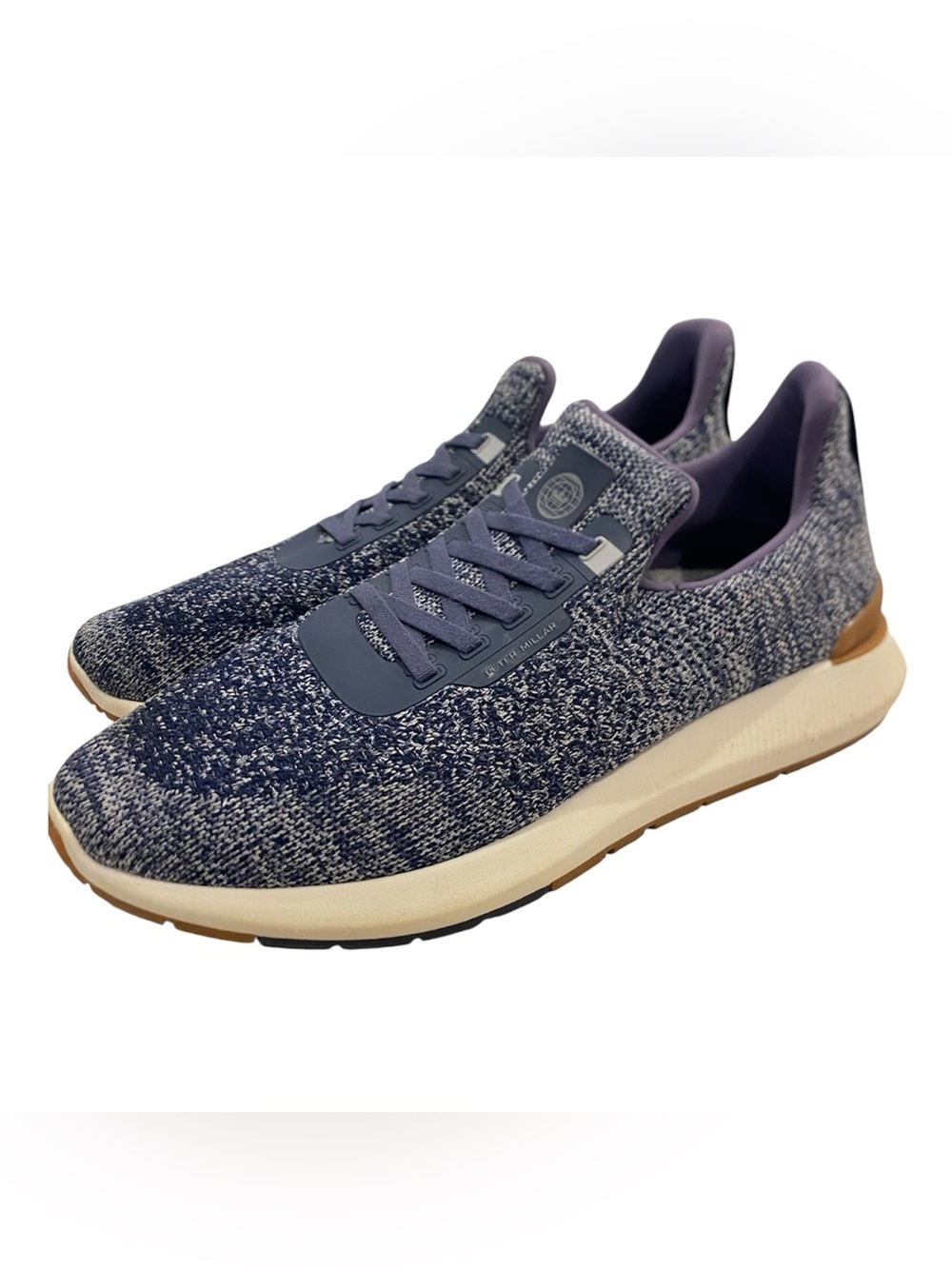 Men's Peter Millar Hyperlight Apollo Slip On Sneaker 11.5 Blue Knit